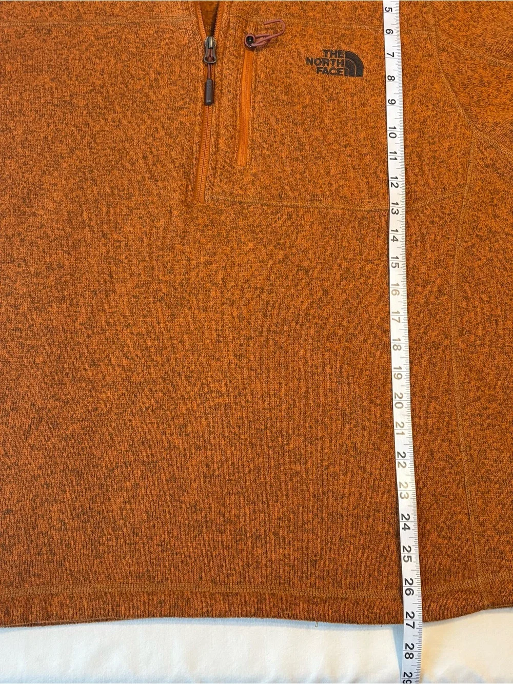 The North Face Gordon Lyons 1/4 Zip Earthen Copper Fleece Jacket